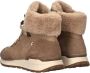 Rieker Warm Gevoerde Leren Veterschoenen Beige Dames - Thumbnail 15