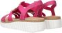 Rieker Roze zomersandalen met stenen en schelpen Pink Dames - Thumbnail 12