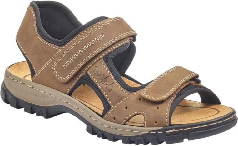 Rieker Casual Open-Toe Sandalen voor Heren Bruin Heren