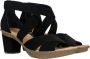 Rieker Zwarte Synthetische Hoge Hak Sandalen Black Dames - Thumbnail 15