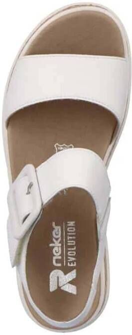 Rieker Sandals White Dames