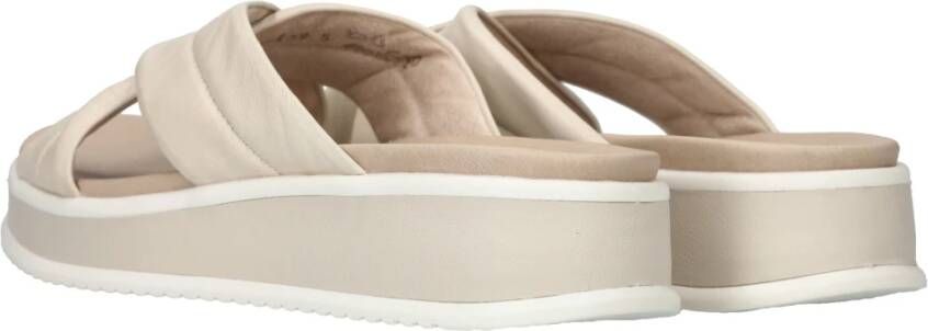 Rieker Sliders Beige Dames