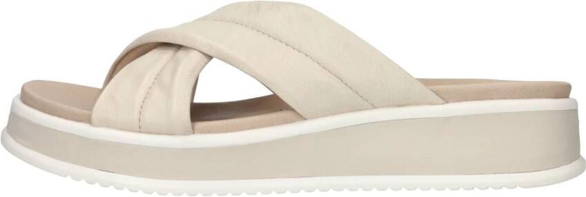 Rieker Sliders Beige Dames