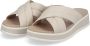 Rieker Comfortabele Leren Sliders voor Vrouwen Beige Dames - Thumbnail 44