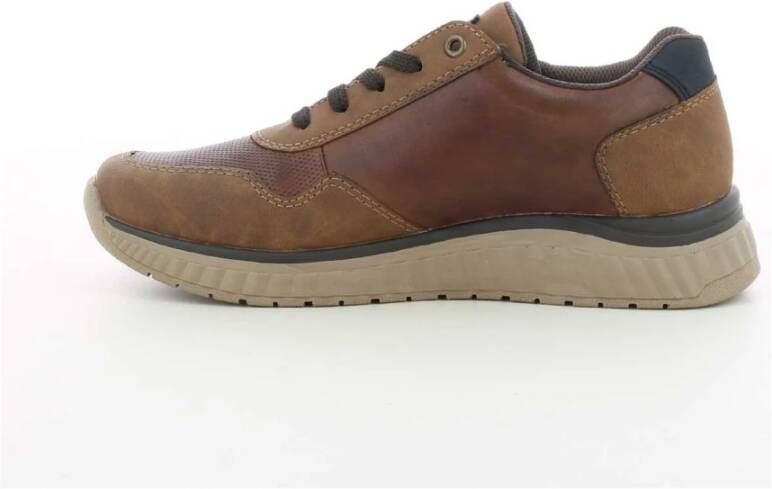 Rieker Cognac B0601 Heren Sneakers Bruin Heren