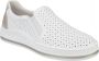 Rieker Witte leren sneakers voor vrouwen White Dames - Thumbnail 2