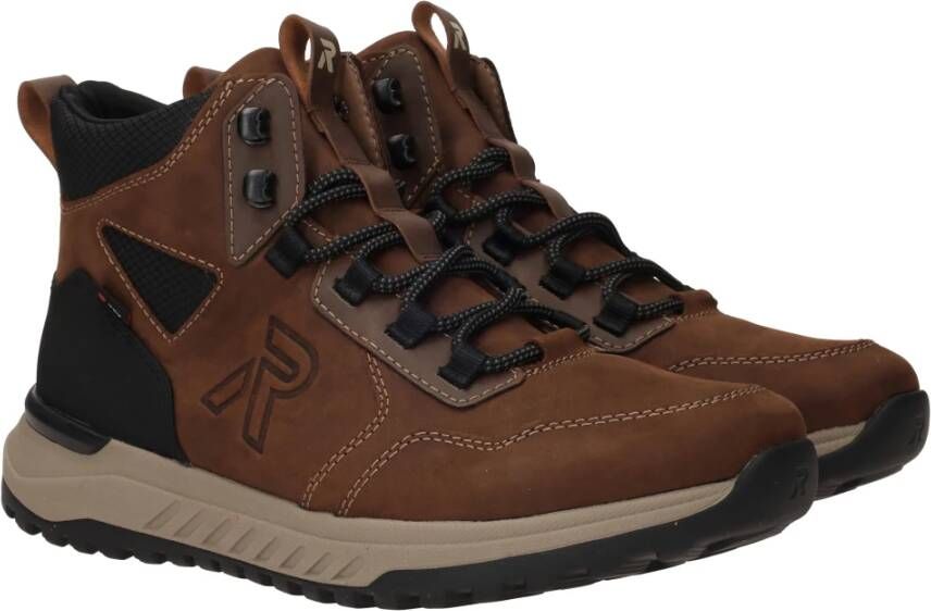 Rieker Sportieve Evolution Veterschoenen voor Heren Brown Heren