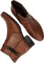 Rieker Stijlvolle cognac enkellaars met zwarte riem Brown Dames - Thumbnail 8