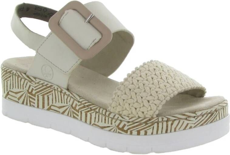 Rieker Stijlvolle Schoenen V3964 Beige Dames