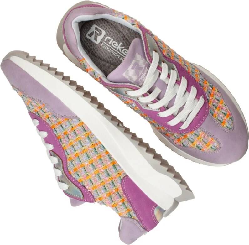 Rieker Stijlvolle zomerse sneaker Multicolor Dames