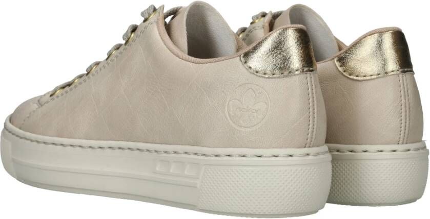 Rieker veterschoen Beige Dames