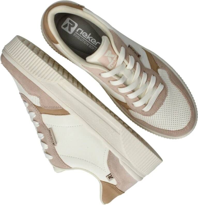 Rieker veterschoen Beige Dames