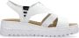 Rieker Witte Casual Open Platte Sandalen White Dames - Thumbnail 5