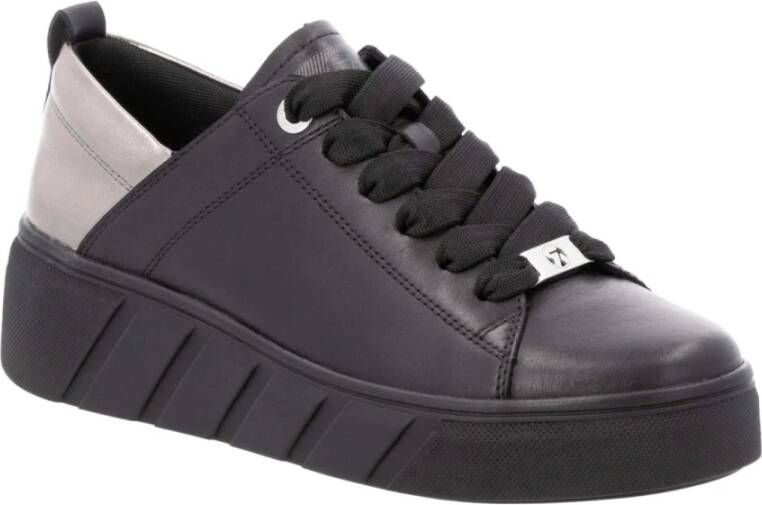 Rieker Witte Gesloten Casual Sneakers voor Dames Black Dames