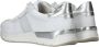 Rieker Witte Leren Sneakers met Zilveren Details White Dames - Thumbnail 7