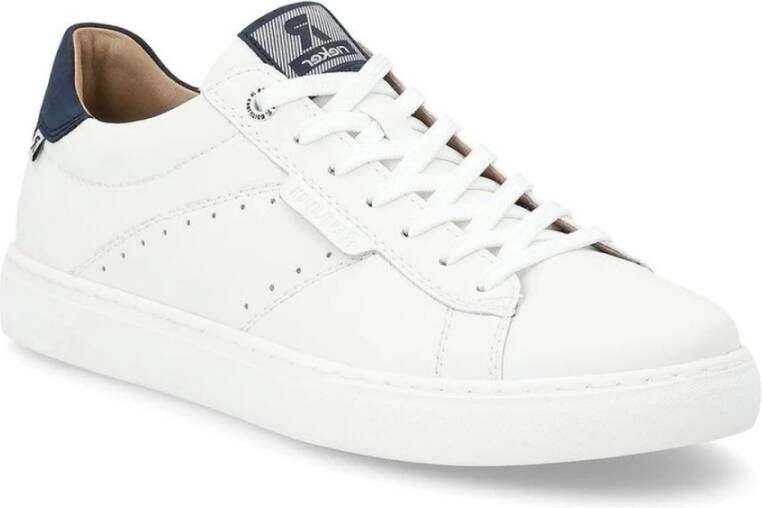 Rieker Witte Sneakers voor Mannen White Heren