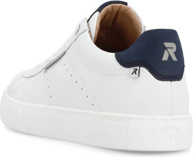 Rieker Witte Sneakers voor Mannen White Heren