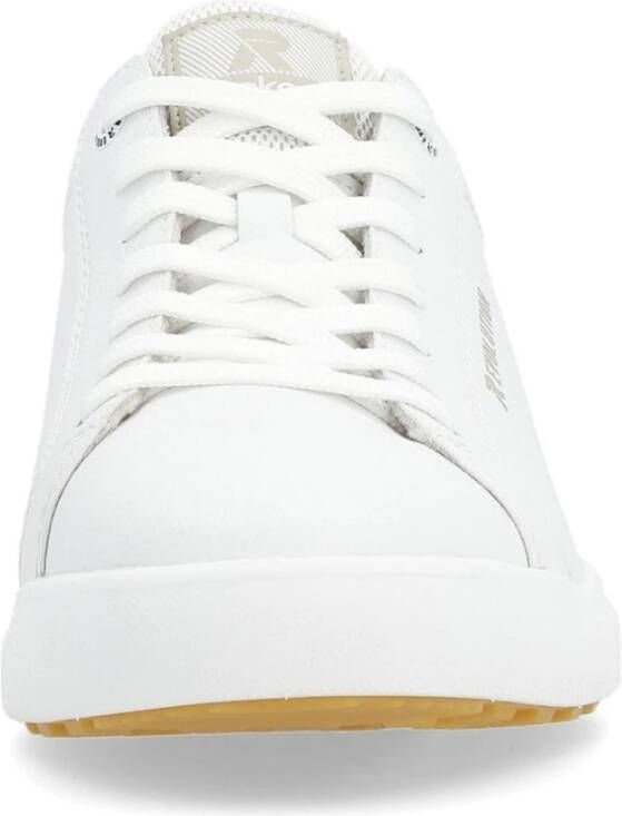 Rieker Witte Sneakers voor Mannen White Heren