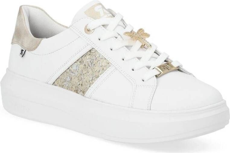 Rieker Witte Sneakers voor Vrouwen White Dames