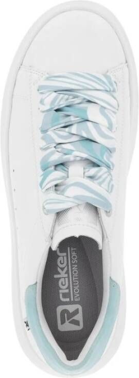 Rieker Witte Sneakers voor Vrouwen White Dames