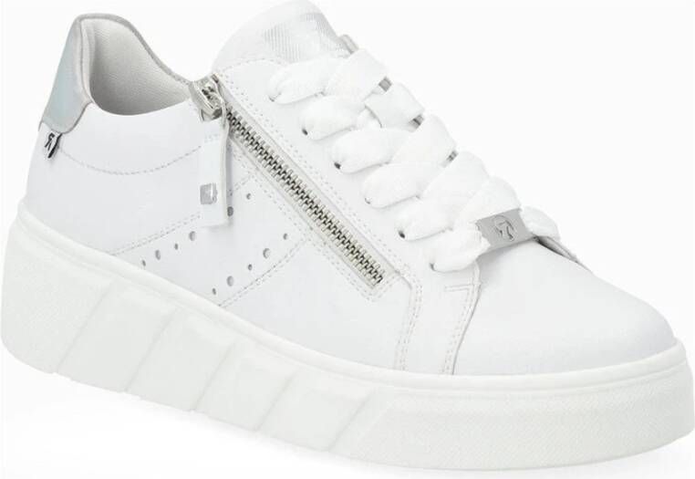 Rieker Witte Sneakers voor Vrouwen White Dames