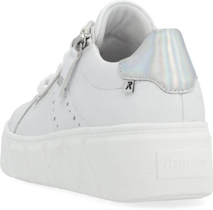 Rieker Witte Sneakers voor Vrouwen White Dames