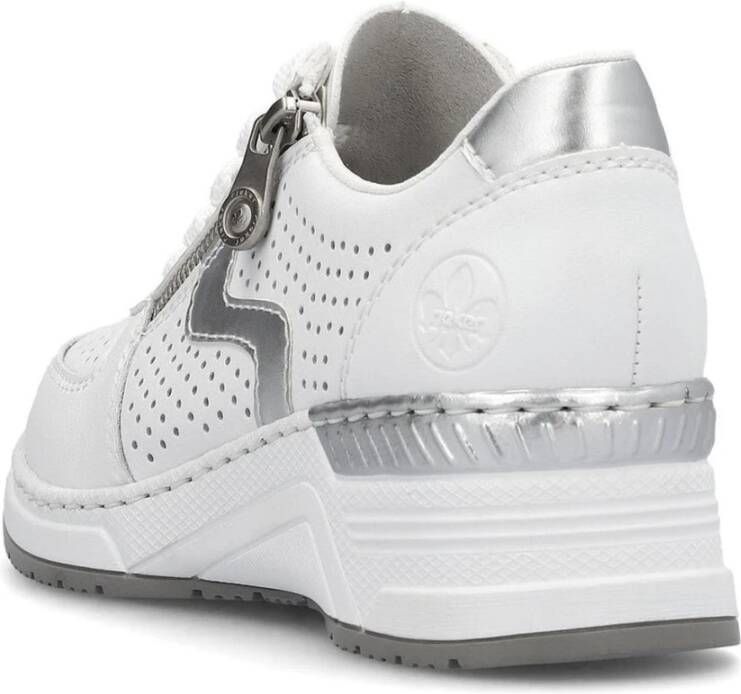 Rieker Witte Sneakers voor Vrouwen White Dames