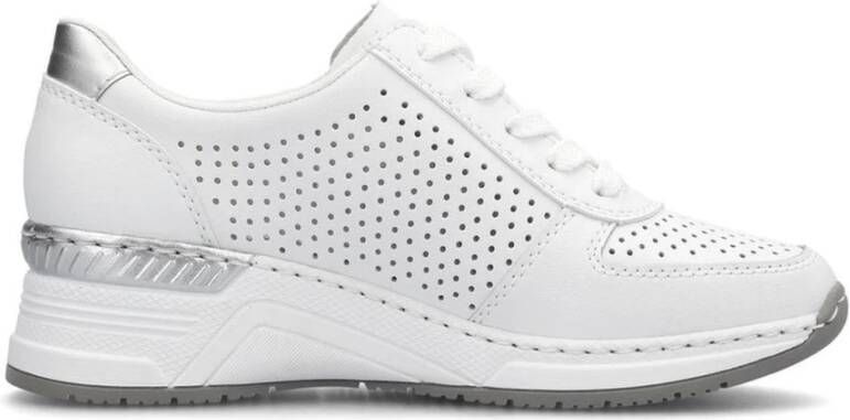 Rieker Witte Sneakers voor Vrouwen White Dames