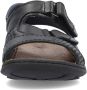 Rieker Zwarte Casual Open Sandalen Black Heren - Thumbnail 5