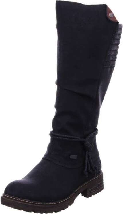 Rieker Zwarte Casual Schoenen Black Dames