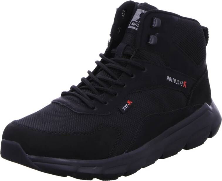 Rieker Zwarte Casual Schoenen Black Heren