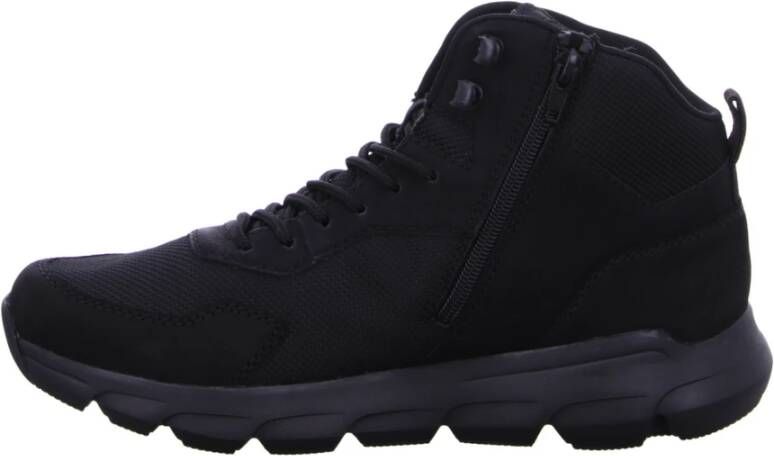 Rieker Zwarte Casual Schoenen Black Heren