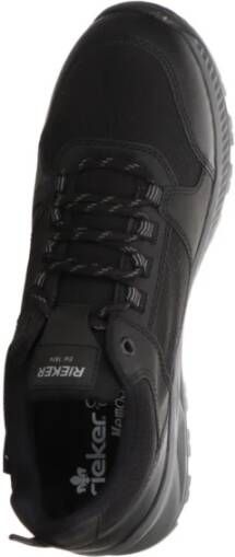 Rieker Zwarte Casual Schoenen Black Heren