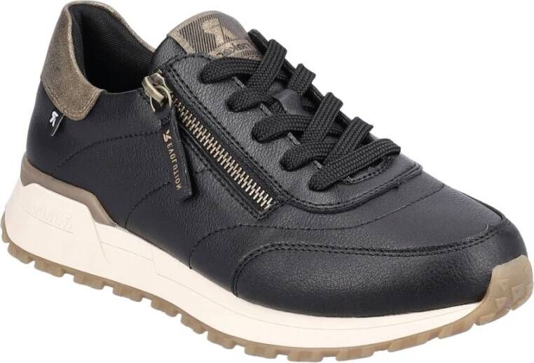 Rieker Zwarte Casual Sneakers voor Dames Black Dames