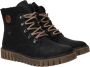 Rieker Zwarte Comfortabele Veterschoenen met Tex Black Dames - Thumbnail 12