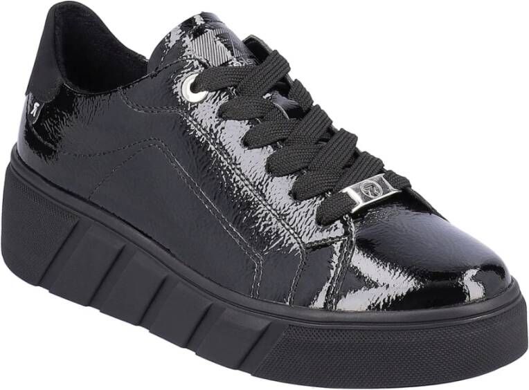 Rieker Zwarte Gesloten Casual Sneakers voor Dames Black Dames