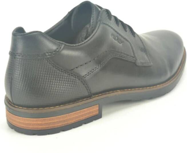 Rieker Zwarte Jurkschoenen Black Heren