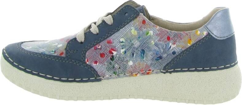 Rieker Zwarte Schoenen Multicolor Dames