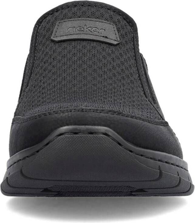 Rieker Zwarte Sneakers voor Mannen Black Heren