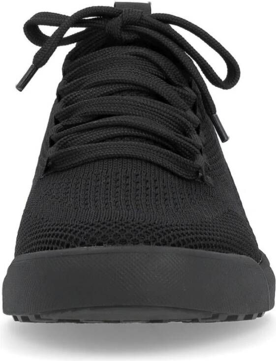 Rieker Zwarte Sneakers voor Mannen Black Heren