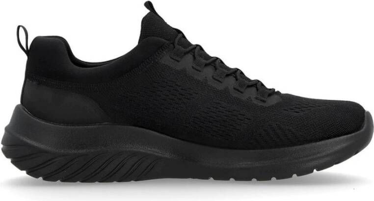 Rieker Zwarte Sneakers voor Mannen Black Heren