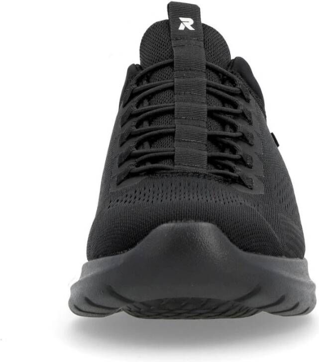 Rieker Zwarte Sneakers voor Mannen Black Heren