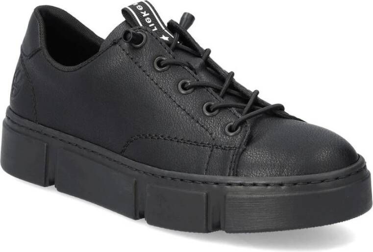 Rieker Zwarte Sneakers voor Vrouwen Black Dames