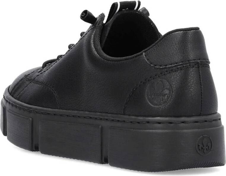 Rieker Zwarte Sneakers voor Vrouwen Black Dames