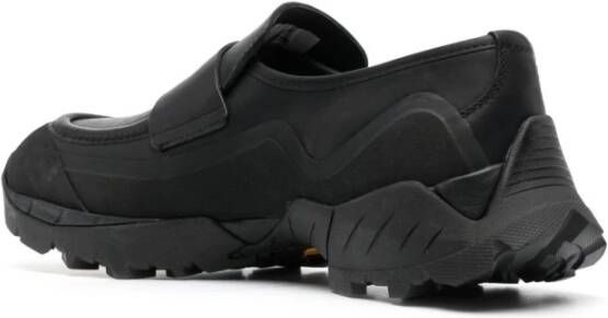 ROA Hybride Loafer Schoenen met Vibram Megagrip Black Heren