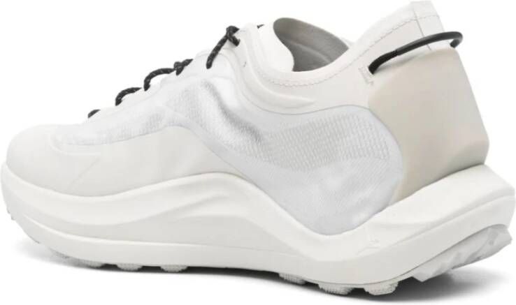 ROA Witte Mesh Platte Schoenen White Heren