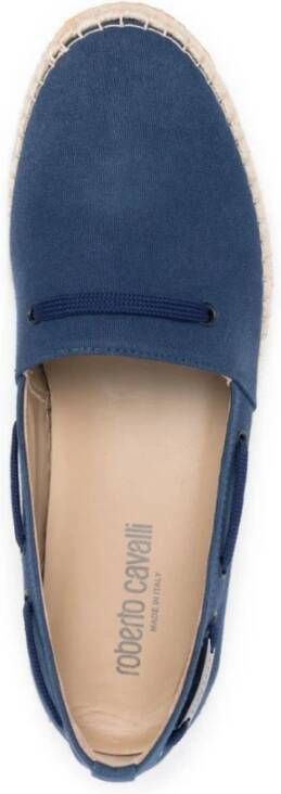 Roberto Cavalli Blauwe Casual Loafers Blue Heren