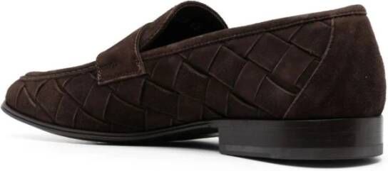 Roberto Cavalli Bruine Suède Casual Loafers Brown Heren