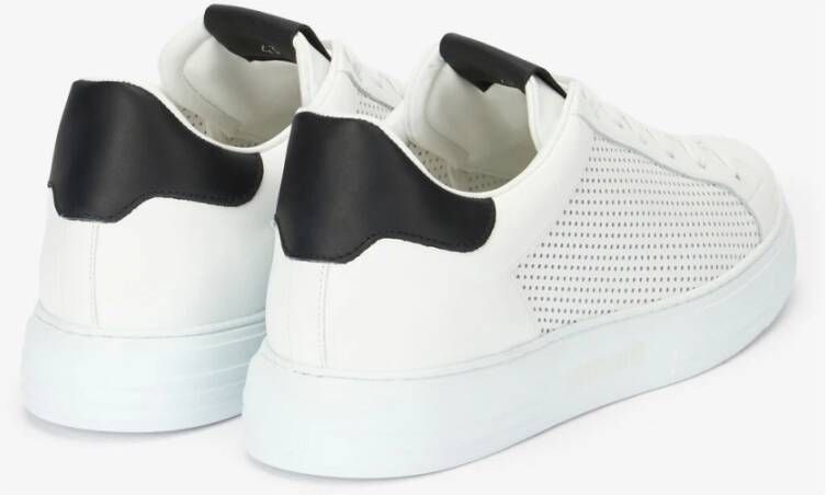 Roberto Cavalli Geperforeerde lage sneakers White Heren