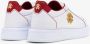 Roberto Cavalli Gouden Embleem Leren Sneakers White Heren - Thumbnail 3